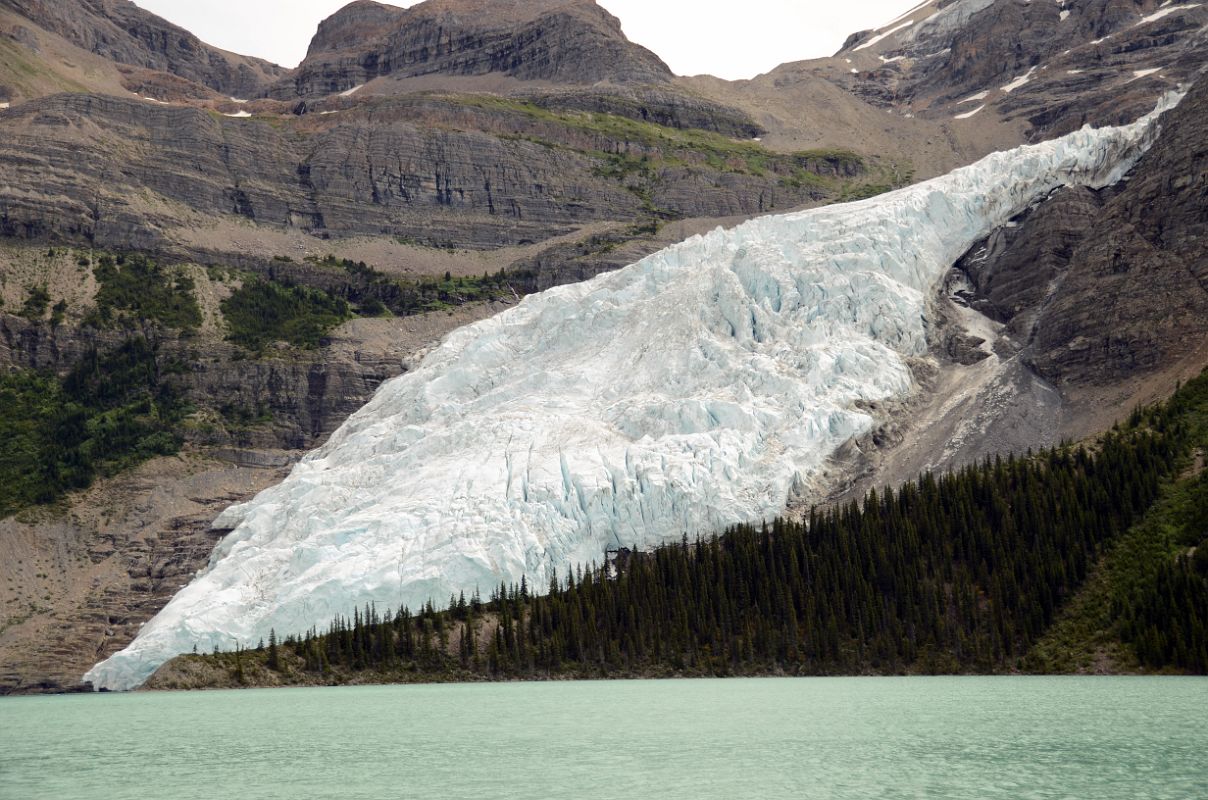 17 Berg Glacier and Berg Lake From Berg Lake Trail At South End Of Berg Lake